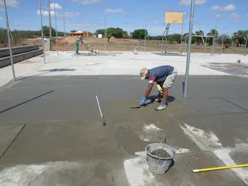 Construção de Quadra Imagem